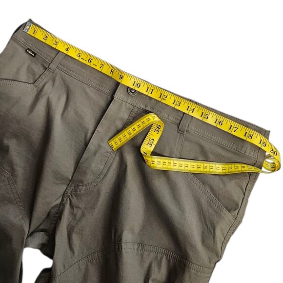 KUHL Mens Renegade Rock Pants, Tapered, Soft Shell, Green, Hiking, Climbing, 40 - Picture 10 of 11